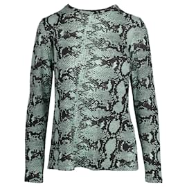 Proenza Schouler-Proenza Schouler Langarm-T-Shirt mit Animal-Print-Mehrfarben