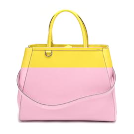 Fendi-Moyen 2Sac à bandoulière Jours Elite 8BH250-Jaune