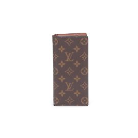 Louis Vuitton Monogramm-Brazza-Geldbörse Braun