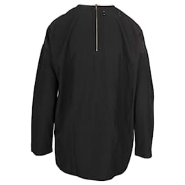 Marni-Marni Long Sleeve Pocket Blouse-Black