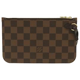 Louis Vuitton-Bolsa LOUIS VUITTON Damier Ebene Neverfull PM LV Auth ep736-Outro