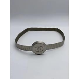 Chanel-CHANEL Cinture T.cm 70 metallo-Argento
