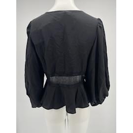 Autre Marque-SLEEPING WITH JACQUES  Tops T.US 1 silk-Black