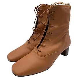 Loewe-LOEWE  Ankle boots T.eu 39 Leather-Camel