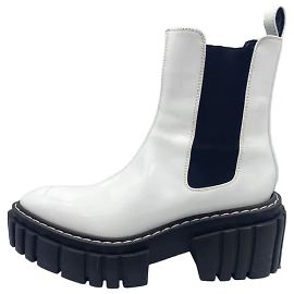 Stella Mc Cartney STELLA MCCARTNEY Botines T.UE 40 cuero Blanco