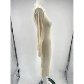 Autre Marque-NON SIGNE / UNSIGNED  Dresses T.fr 34 Viscose-Cream