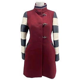 FAY  Coats T.International S Wool Dark red