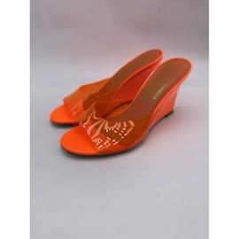 Autre Marque-BETTINA VERMILLON  Sandals T.eu 37 plastic-Orange