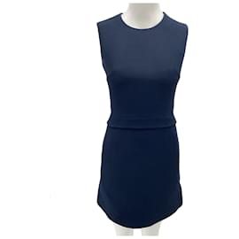 Christian Dior-CHRISTIAN DIOR  Dresses T.fr 36 WOOL-Navy blue