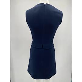 Christian Dior-CHRISTIAN DIOR  Dresses T.fr 36 WOOL-Navy blue