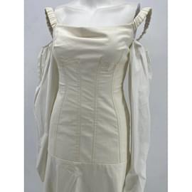 Ellery-ELLERY Vestidos T.fr 40 Algodón-Blanco