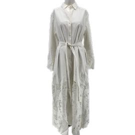 ELIE SAAB Vestidos T.fr 38 Algodón Blanco