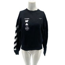 Off White Off-White Strickwaren T.International S Baumwolle Schwarz