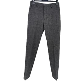 Ami-AMI  Trousers T.fr 38 WOOL-Grey