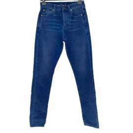 Saint Laurent-SAINT LAURENT Jeans T.US 27 cotton-Blu