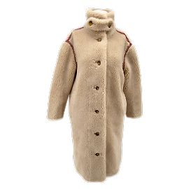 ANTIK BATIK  Coats T.fr 36 WOOL Beige