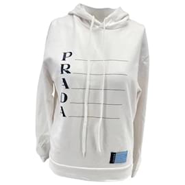 Prada-PRADA Tricot T.International S Coton-Blanc