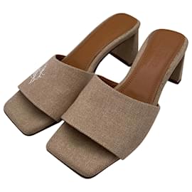 Autre Marque-SOULIERS MARTINEZ Sandalias T.UE 35 paño-Beige