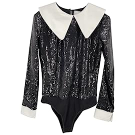 Autre Marque-IN THE MOOD FOR LOVE  Tops T.International S Glitter-Black
