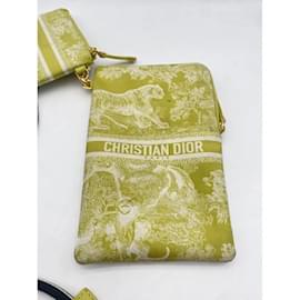 Dior-DIOR  Handbags T.  cloth-Yellow