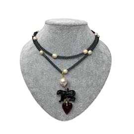 Dior-DIOR Halsketten T.  Perle-Grau