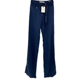 Autre Marque-PEACHY DEN Pantalón T.Algodón Internacional XS-Azul