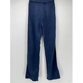 Autre Marque-PEACHY DEN Pantalon T.International XS Coton-Bleu
