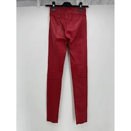 Jay Ahr-JAY AHR  Trousers T.International XS Leather-Red
