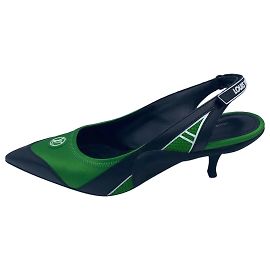 LOUIS VUITTON  Heels T.eu 38.5 Leather Green