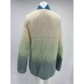 Autre Marque-ROSE CARMINE Strick T.FR Taille Einzigartige Wolle-Grün
