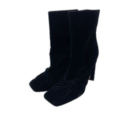 SCHIAPARELLI Botas T.UE 39 terciopelo Negro