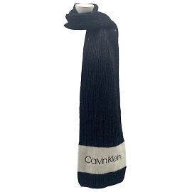CALVIN KLEIN Sciarpe T.  WOOL Nero