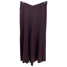 Autre Marque-IN THE MOOD FOR LOVE  Trousers T.International M Polyester-Dark red