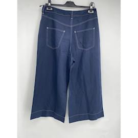 Kenzo-KENZO Pantalon T.fr 42 cotton-Bleu Marine