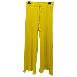 Autre Marque-LA DETRESSE  Trousers T.International XS Cotton-Yellow