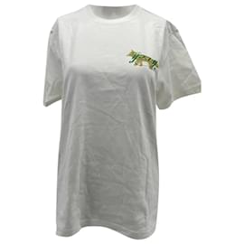 Autre Marque-MAISON KITSUNE Tops Camiseta.Algodón S Internacional-Blanco