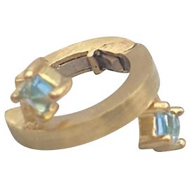 Autre Marque NON SIGNE / UNSIGNED Boucles d'oreilles T.  jaune or Doré