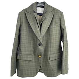 Sacai-SACAI  Jackets T.0 - 6 2 WOOL-Khaki