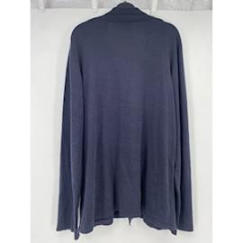 Lanvin-LANVIN  Knitwear & sweatshirts T.International XXXL Cotton-Navy blue