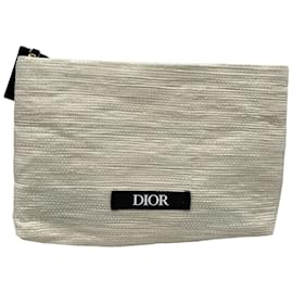 Christian Dior-Clutch DIOR T.  plástico-Branco