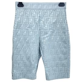 Fendi-FENDI Shorts T.fr 40 poliéster-Azul