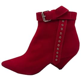 Iro-IRO  Ankle boots T.eu 38 Suede-Red