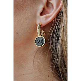 Fendi-FENDI  Earrings T.  metal-Golden