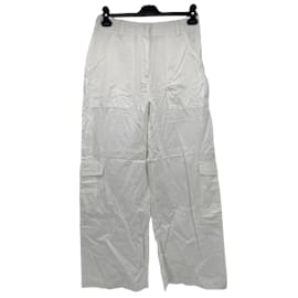 Autre Marque-VENROY Pantalones T.Internacional M Algodón-Blanco