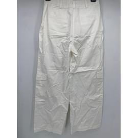 Autre Marque-Pantalon VENROY T.International M Coton-Blanc