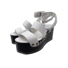 Alaïa-ALAIA  Sandals T.eu 38 Leather-White