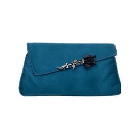 CESARE PACIOTTI Pochette T.  silk Blu