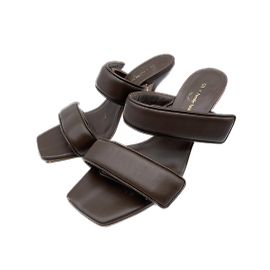 Autre Marque GIA X PERNILLE TEISBAEK Mules & sabots T.UE 39 cuir de vachette Marron