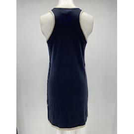 Chanel-CHANEL  Dresses T.fr 38 cashmere-Navy blue