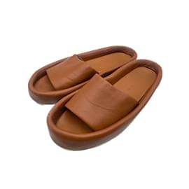 KHAITE Sandalen T.EU 39 Rindsleder Kamel